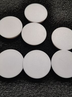 White Round Shaped Phone 3M Pop-Up Socket For Crafting Qty 7 Bundle New